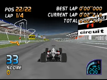 F1 Racing Championship (Europe) (En,Fr,De,Es,It) screen shot game playing